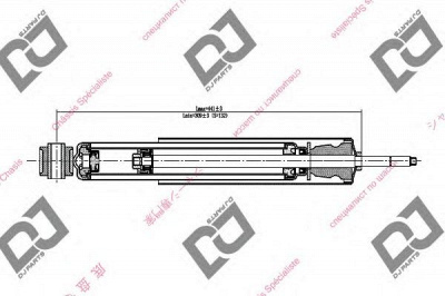 DJ PARTS ds1672gt -  Амортизатор